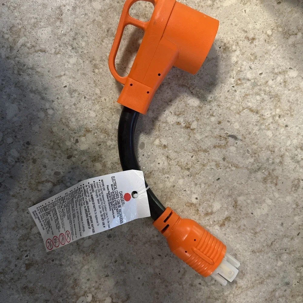 L5-30 30 Amp Male Plug to 14-50 50 Amp Standard Female Receptacle Generator